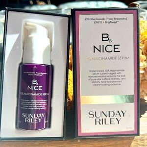 Sunday Riley Be Nice 10% Niacinamide Serum 30ml brand new in box
